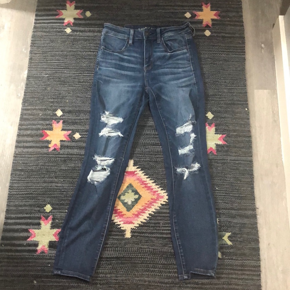 Hi-rise jegging
